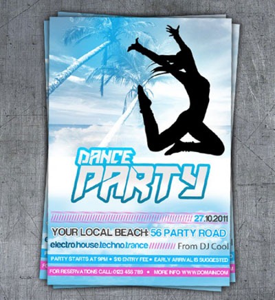 Dance+party+poster+design